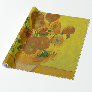 Papier Cadeau Vincent Van Gogh 15 Peinture de tournesols