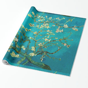Papier Cadeau Vincent Van Gogh Blossoming Almond Tree Floral Art