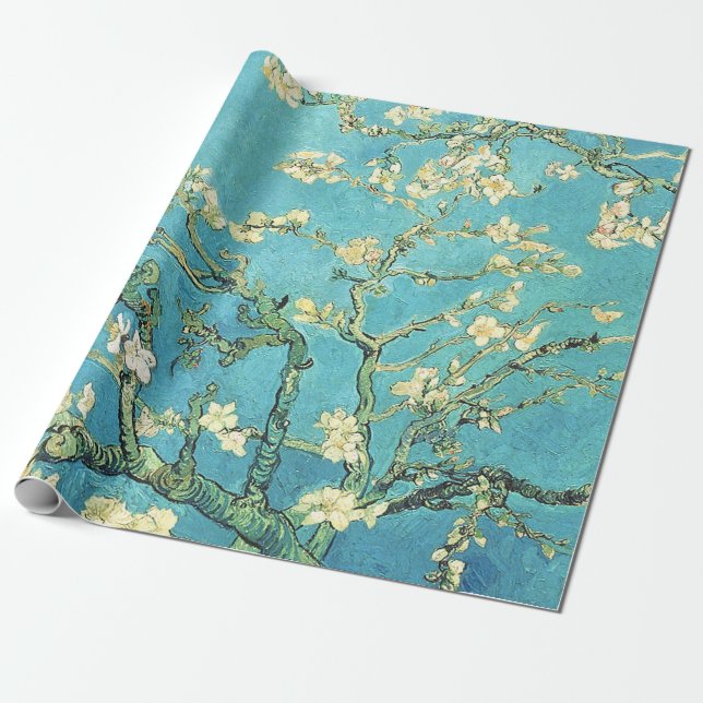 Papier Cadeau Vincent van Gogh Blossomong Aramande (Déroulé)