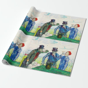 Papier Cadeau Vincent Van Gogh Les Drinkers Art