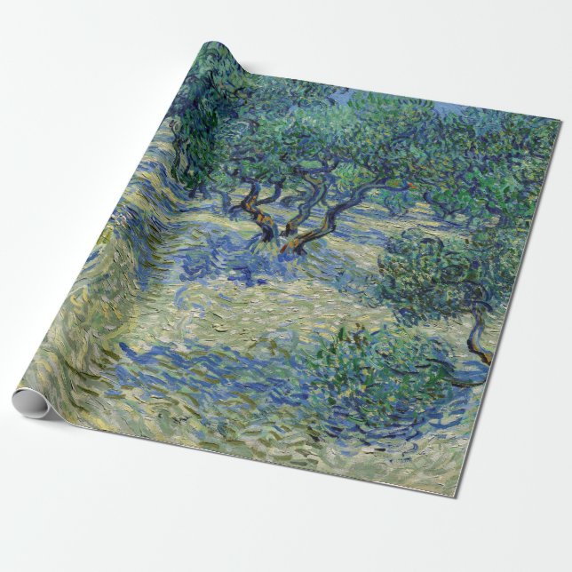 Papier Cadeau Vincent van Gogh - Olive Orchard (Déroulé)