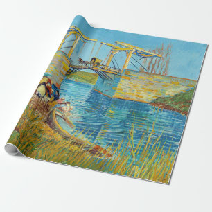 Papier Cadeau Vincent van Gogh - Pont Langlois à Arles #1