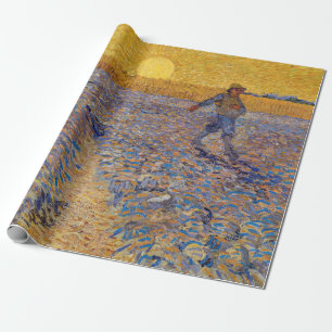 Papier Cadeau Vincent van Gogh - Sower avec réglage Sun