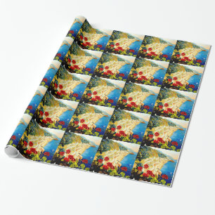 Papier Cadeau Vintage Amalfi Italie Europe Travel