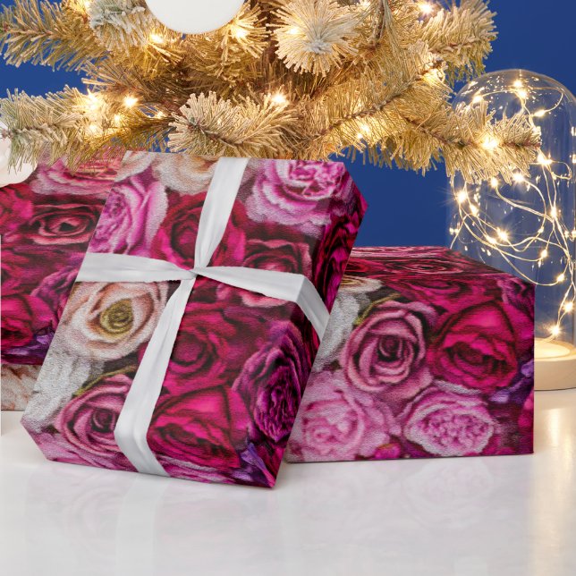 Papier Cadeau Vintage floral (Vacances)