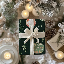 Papier Cadeau Vintage Holiday Charm Festive Baubles