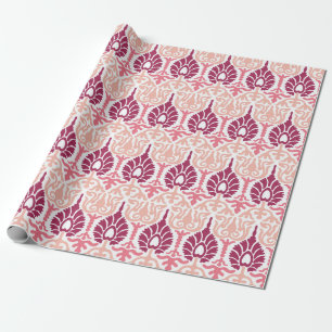 Papier Cadeau Vintage Indien orne sans couture motif. Est