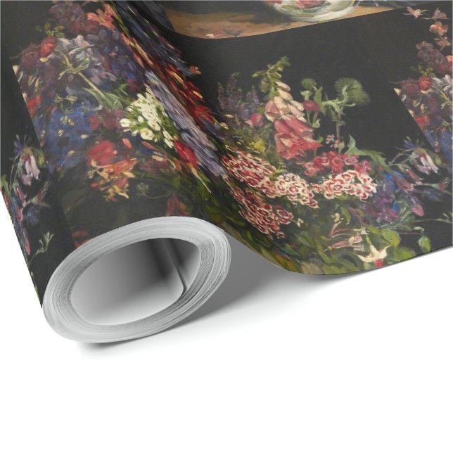 Papier Cadeau Vintage Isobel Lilian Gloag Un tas de fleurs (Coin rond)