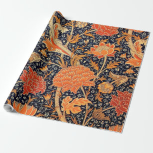 Papier Cadeau Vintage motif floral, William Morris