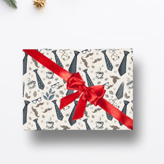 Papier Cadeau Vintage Russe cadeau de jour pour le père