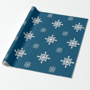 PAPIER CADEAU "VINTAGE SNOWFLAKE"