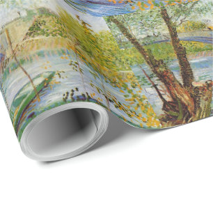 Papier Cadeau Vintage Van Gogh Pont de Clichy