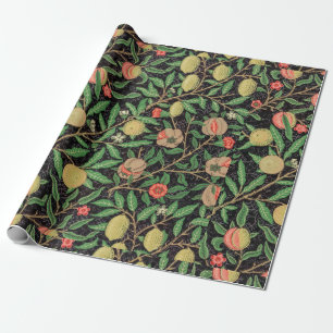 Papier Cadeau Vintage william morris citron