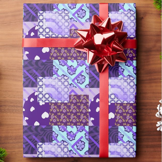 Papier Cadeau Violet (Créateur téléchargé)