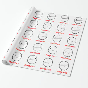 Papier Cadeau Visage de tisonnier - meme