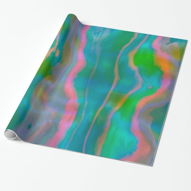 Papier Cadeau Vishion Brooke Glossy Bohemian (Déroulé)
