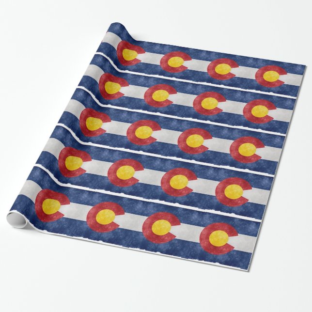 Papier Cadeau Vitesse du Colorado (Déroulé)