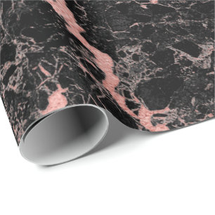 Papier Cadeau Vitres rose noire Vitres Abstraites en pierre de m