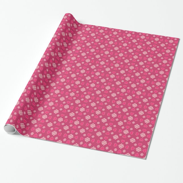 Papier Cadeau Vivent l'amour de rire (Déroulé)