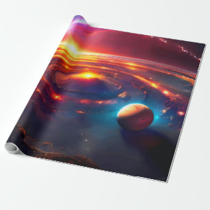 Papier Cadeau Voie Lactée Galaxie Universe