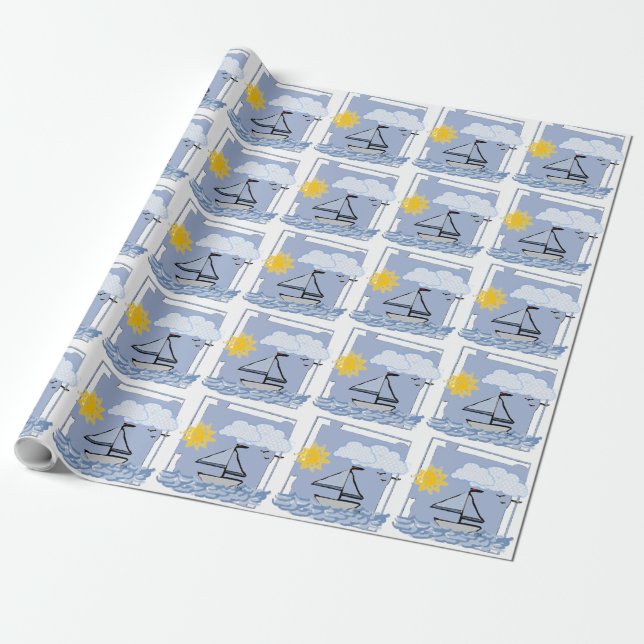 Papier Cadeau Voile (Déroulé)