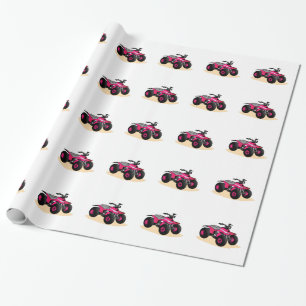 Papier Cadeau Voiture à quatre roues