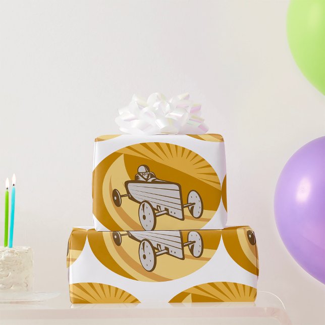 Papier Cadeau Voiture Soapbox (Créateur téléchargé)