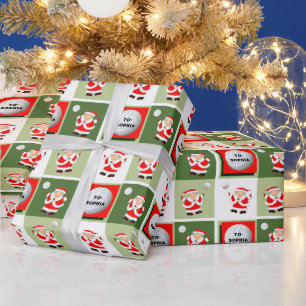 Papier Cadeau Volleyball personnalisé de Noël