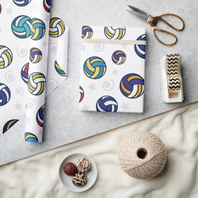 Papier Cadeau Volleyballs (Artisanat)
