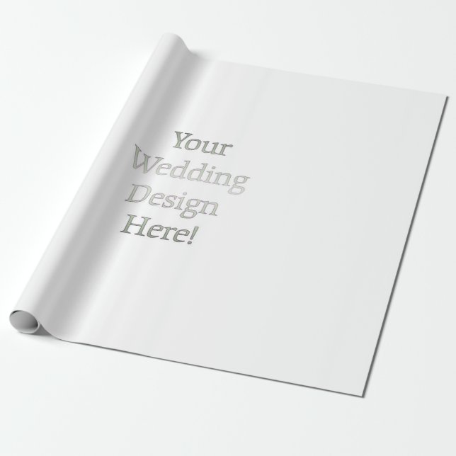 Papier Cadeau Votre conception Mariage (Déroulé)