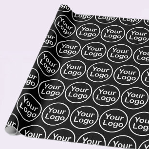 Papier Cadeau Votre logo (automatiquement) Carrelé Arrière - p