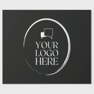 Papier Cadeau Votre logo ici moderne