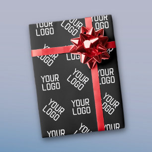 Papier Cadeau Votre logo   Logo alternatif unique ou design