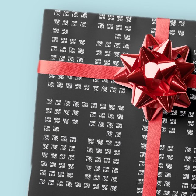 Papier Cadeau Votre logo ou image téléchargée | Motif de croix  (Créateur téléchargé)