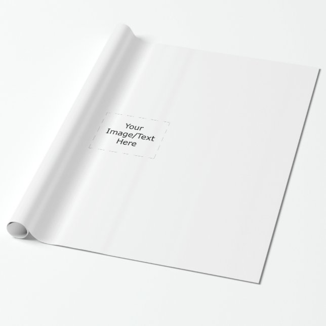 Papier Cadeau Votre papier d'emballage fait sur commande (Déroulé)