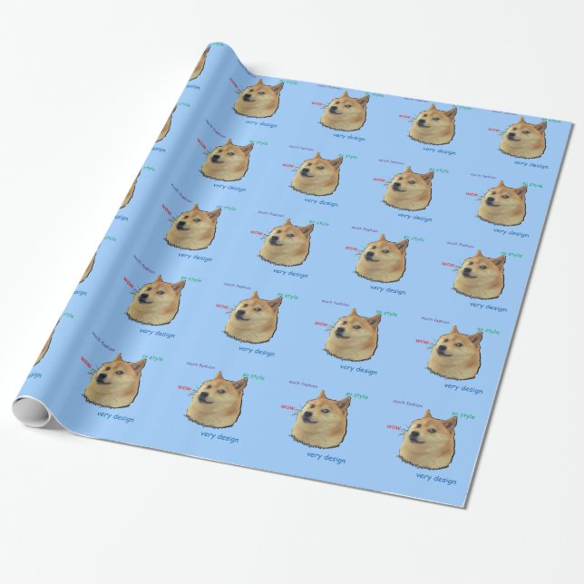 Papier Cadeau vous avez rencontré un doge (Déroulé)