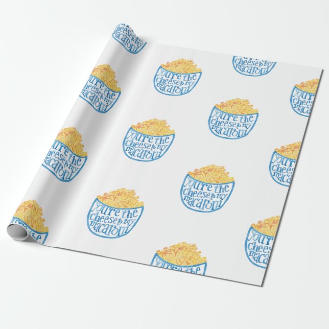 Papier Cadeau Vous êtes le fromage à mon papier d'emballage de (Déroulé)