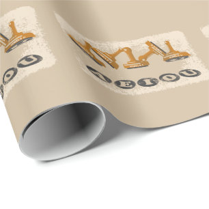 Papier Cadeau Vowels AEIOU