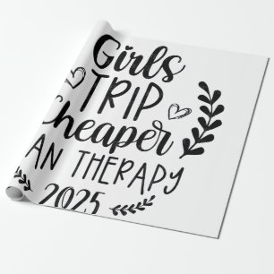 Papier Cadeau Voyage des filles moins cher que la thérapie 2025