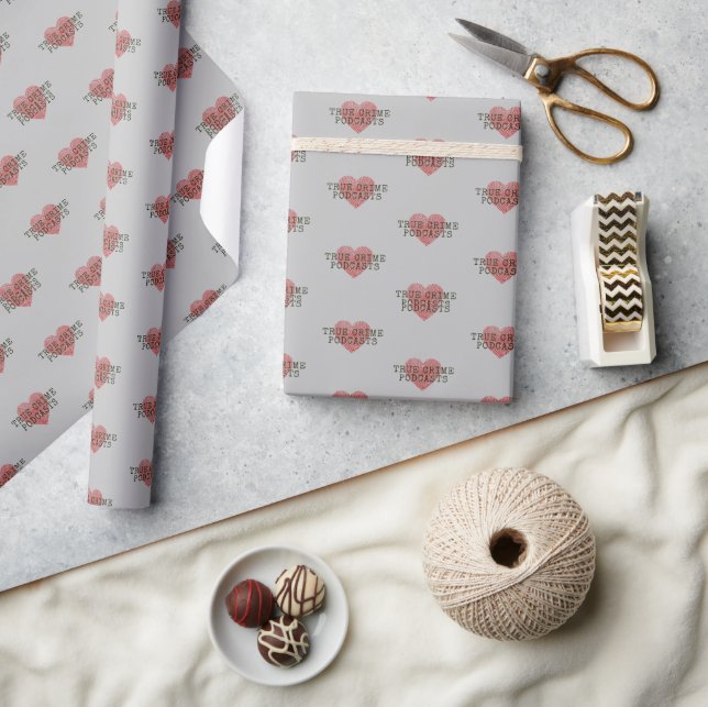 Papier Cadeau Vrai crime Podcast Lover (Artisanat)