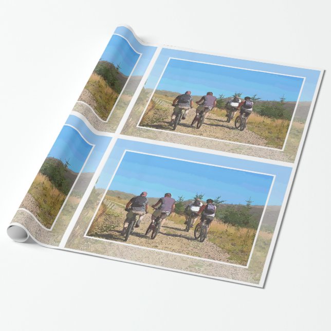 PAPIER CADEAU VTT (Déroulé)
