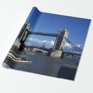 Papier Cadeau Vue des années 1990 sur Tower Bridge