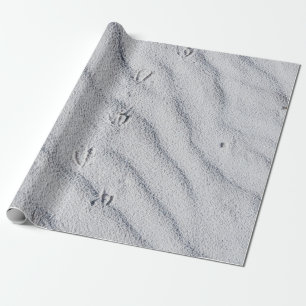 Papier Cadeau Vue en haut des dunes de sable