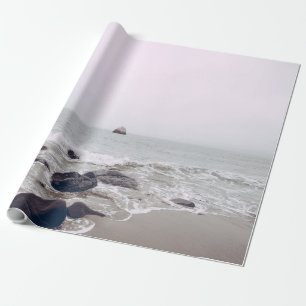 Papier Cadeau Vue magnifique sur la plage