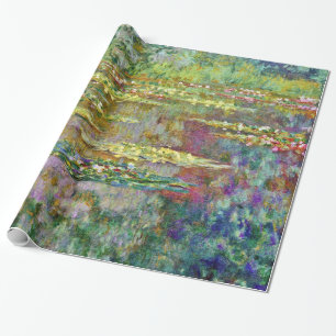 Papier Cadeau Water Lily Pond Claude Monet Art Art