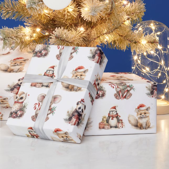 Papier Cadeau Waterton Christmas Wildlife (Vacances)