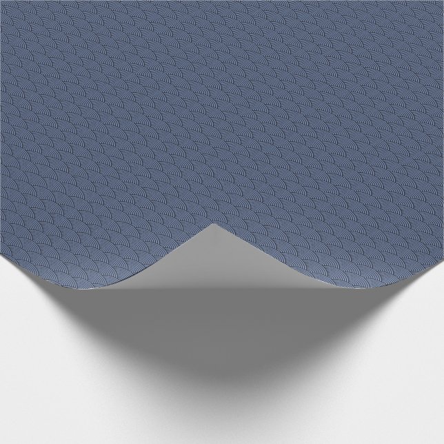 Papier Cadeau Wave motif traditionnel japonais design (Coin)
