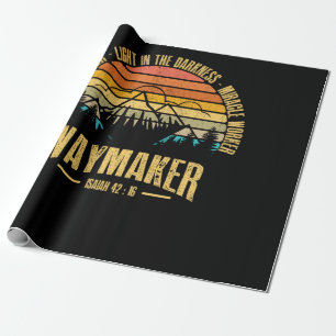 Papier Cadeau Waymaker Promesse Keeper Miracle Worker Christian