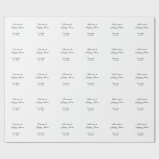 Papier Cadeau Welcome to home real estate house inauguration est