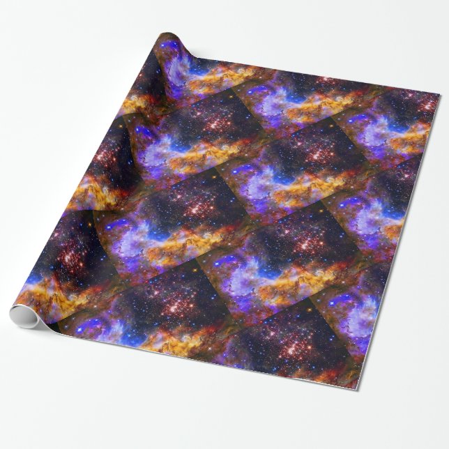 Papier Cadeau Westerlund 2 en Carina Constellation Space Picture (Déroulé)